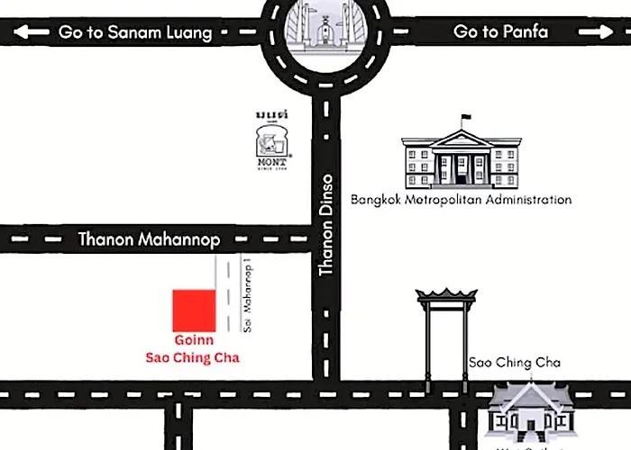 Hotell Go The Giant Swing Bangkok